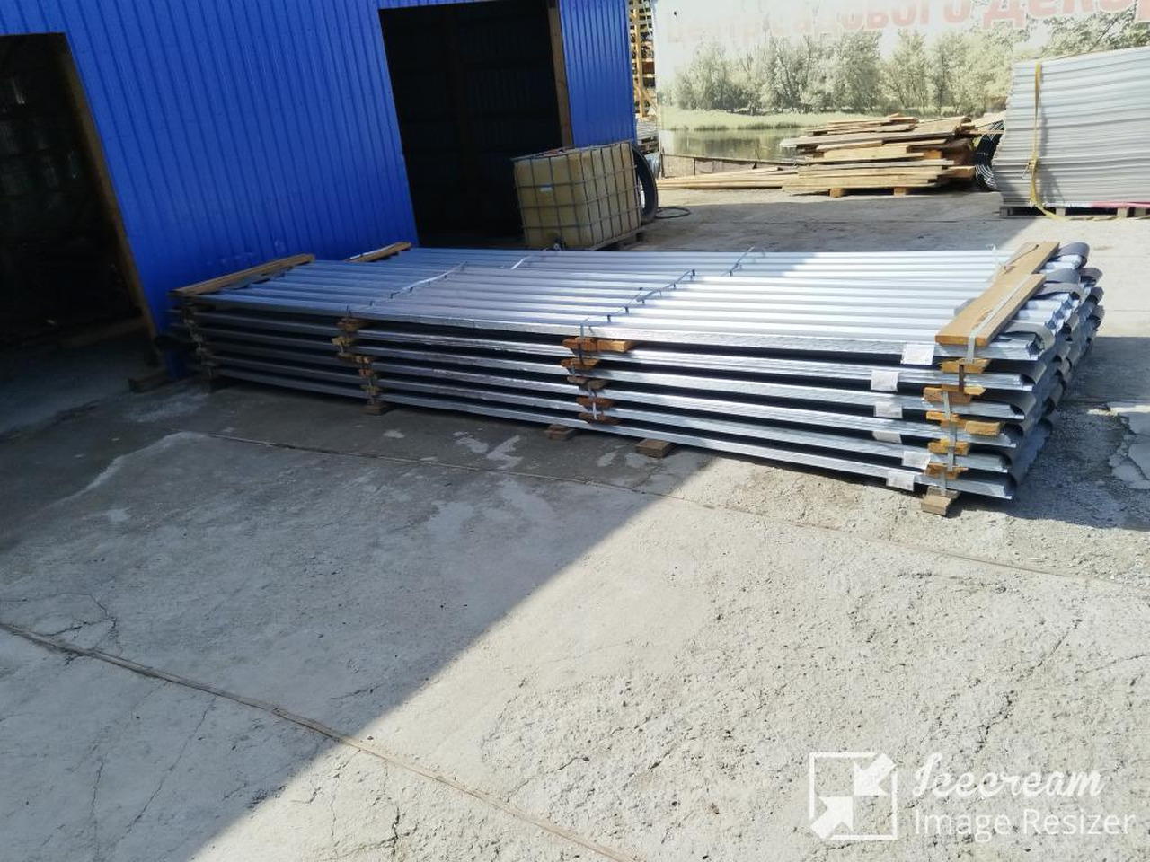 Профнастил оцинкованный мп20 0.4 мм * 1.08м * 6м - Фото 1