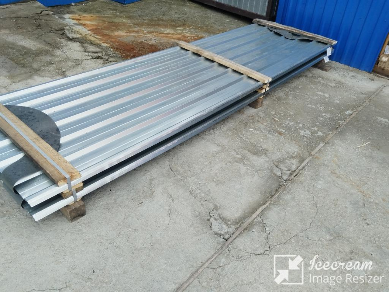 Профнастил оцинкованный мп20 0.4 мм * 1.08м * 4м - Фото 1