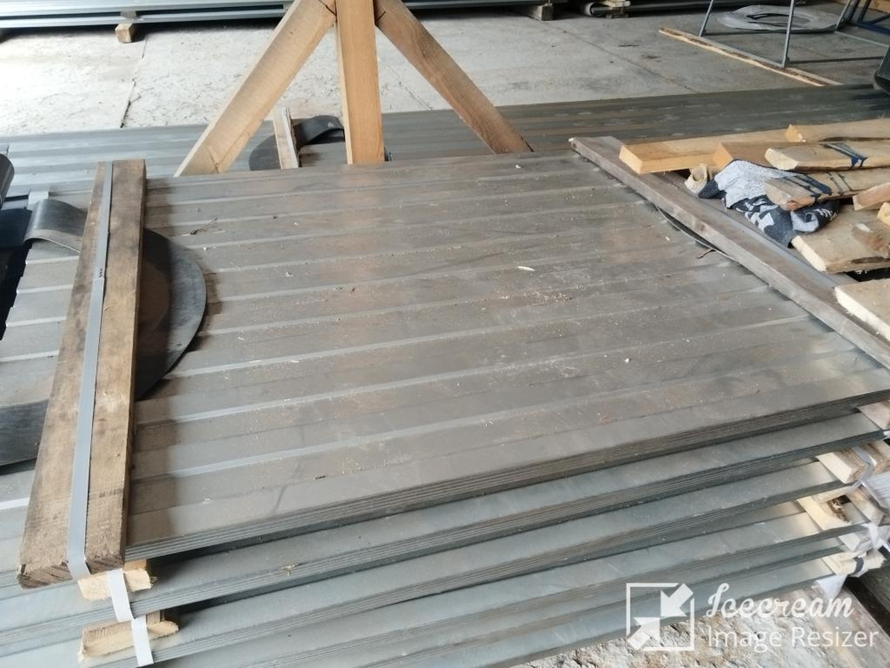 Профнастил оцинкованный С8 0.4 мм * 1.2м * 1,8м - Фото 1