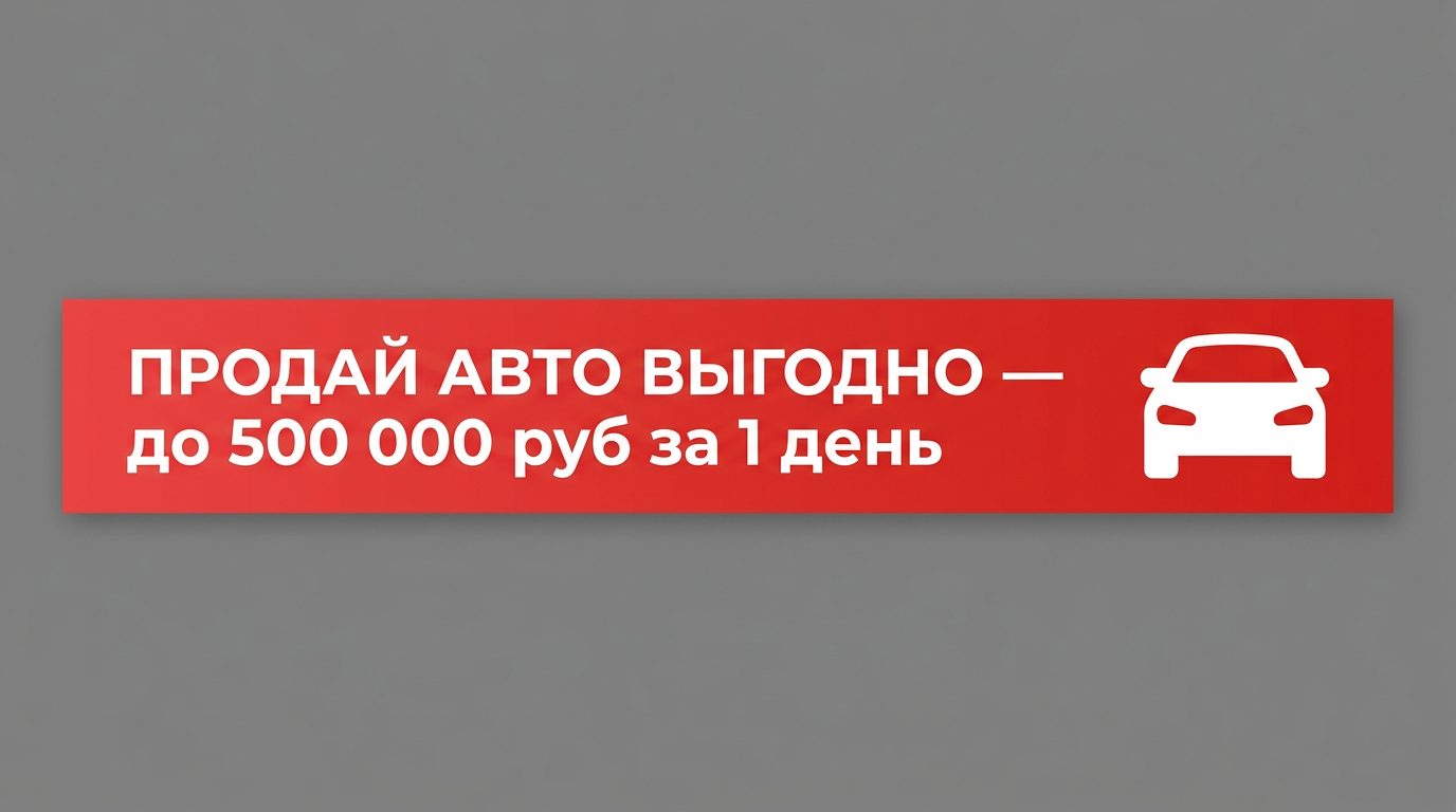 Продай авто выгодно