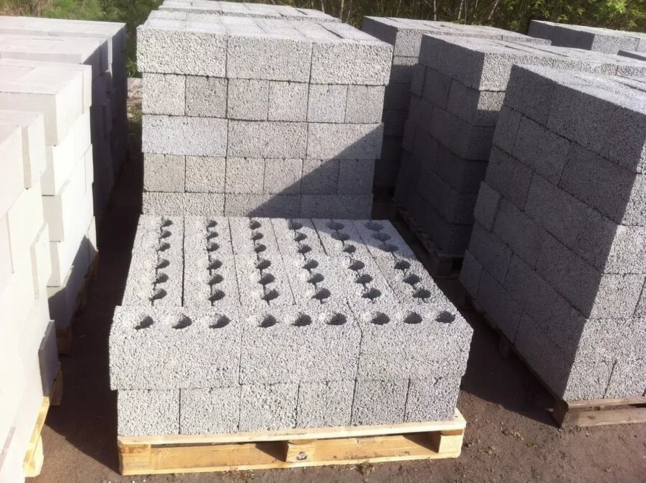 Керамзитоблок пустотелый, полнотелый - Фото 1